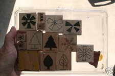 Stampin Up Stampin Shapes  Shadows 14 Stamp Set