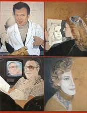 MILANO ARTE 1980-'82 SILVIO PASOTTI, 4 PERSONAGGI     m