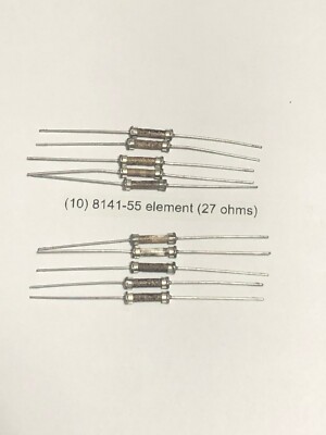 LIONEL SMOKE ELEMENT's  10 elements 27 OHM Used on LIQUID SMOKE Kits
