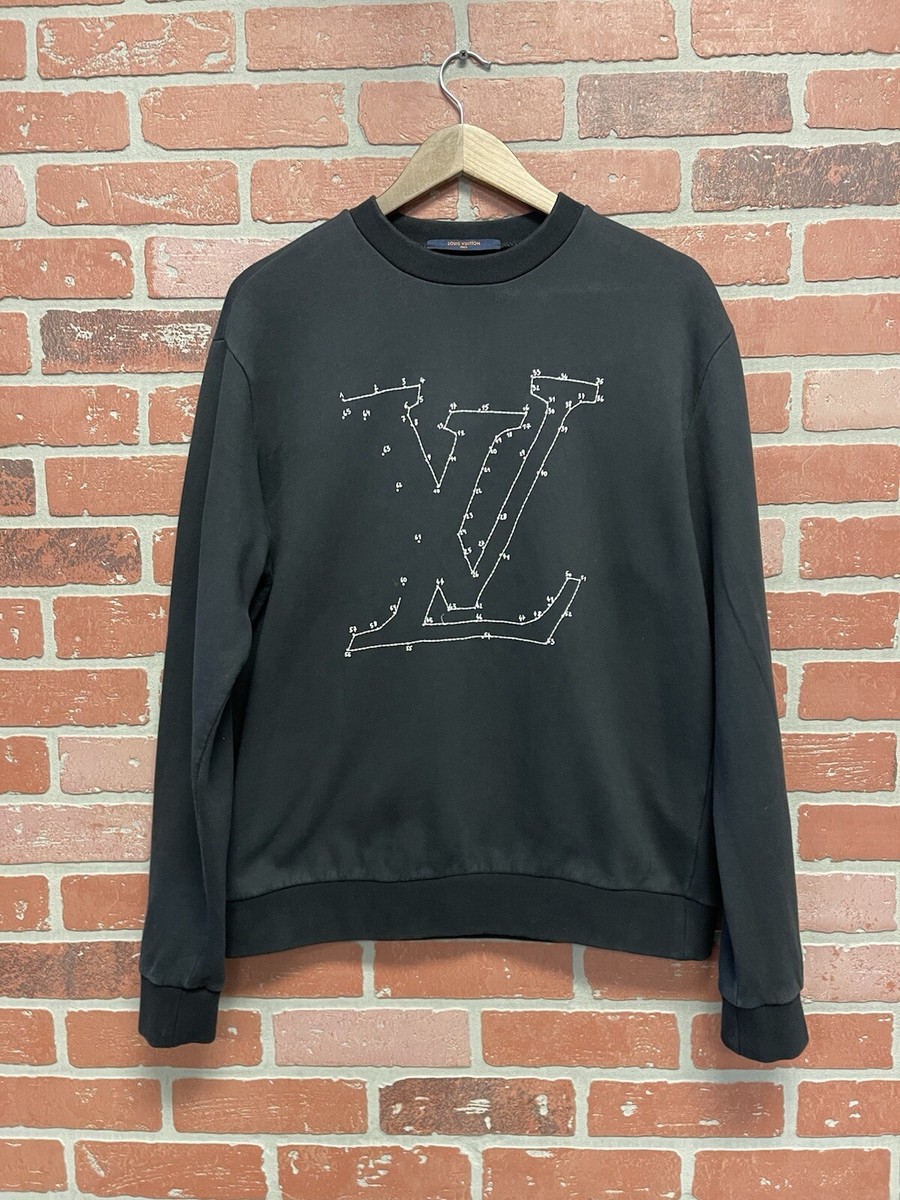 Louis Vuitton ロゴプリント スウェット L Size Small - Louis Vuitton Sweatshirt “Connect The Dots” 2020