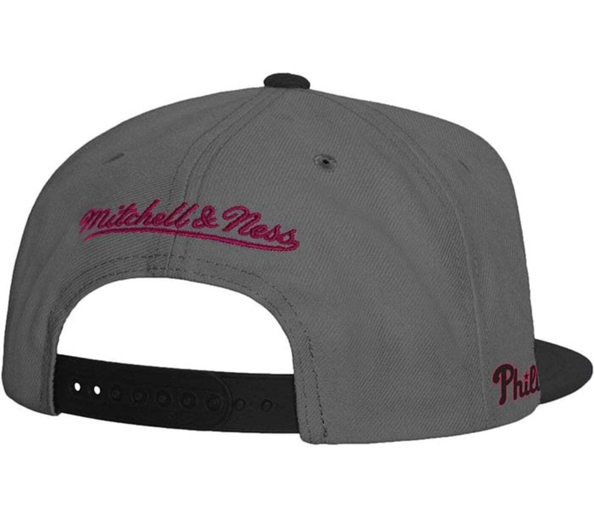 MENS MITCHELL NESS MLB STORM FRONT SNAPBACK PHILLIES GREY