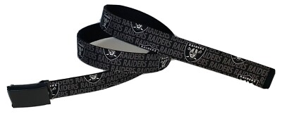Vegas Raiders BELT & Buckle Pro Football Fan Game Gear NFL Pro Shop Team Apparel