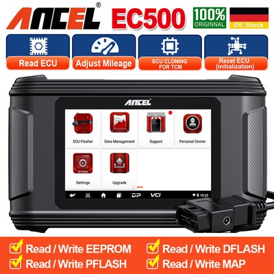 ANCEL EC500 Auto TCM ECU Klonen Reset Tool Lesen/Schreiben EEPROM OBD2 Diagnose