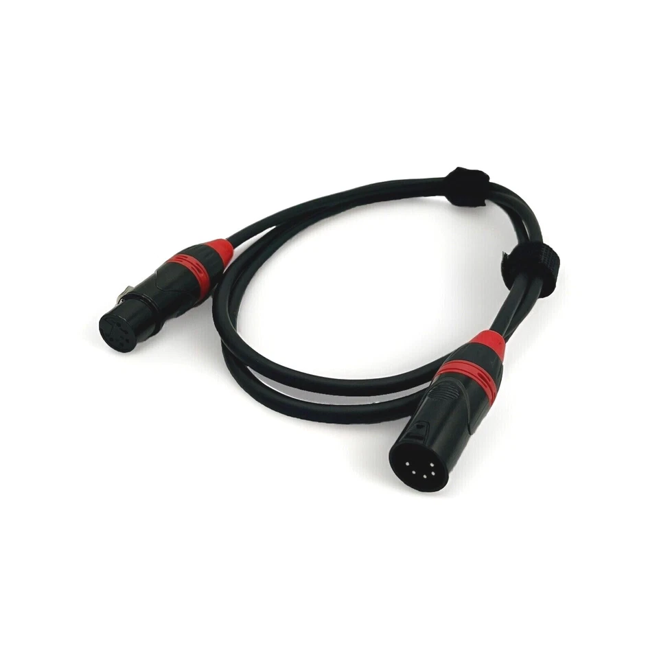 5ft-100ft DMX Patch Cable 5-Pin XLR Male to Female - 110 Ohm - Image 2 of 4
