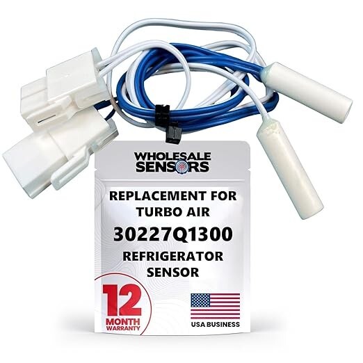 Turbo Air 30227Q1300 Blue Replacement Refrigerator Sensor 12 Month Warranty