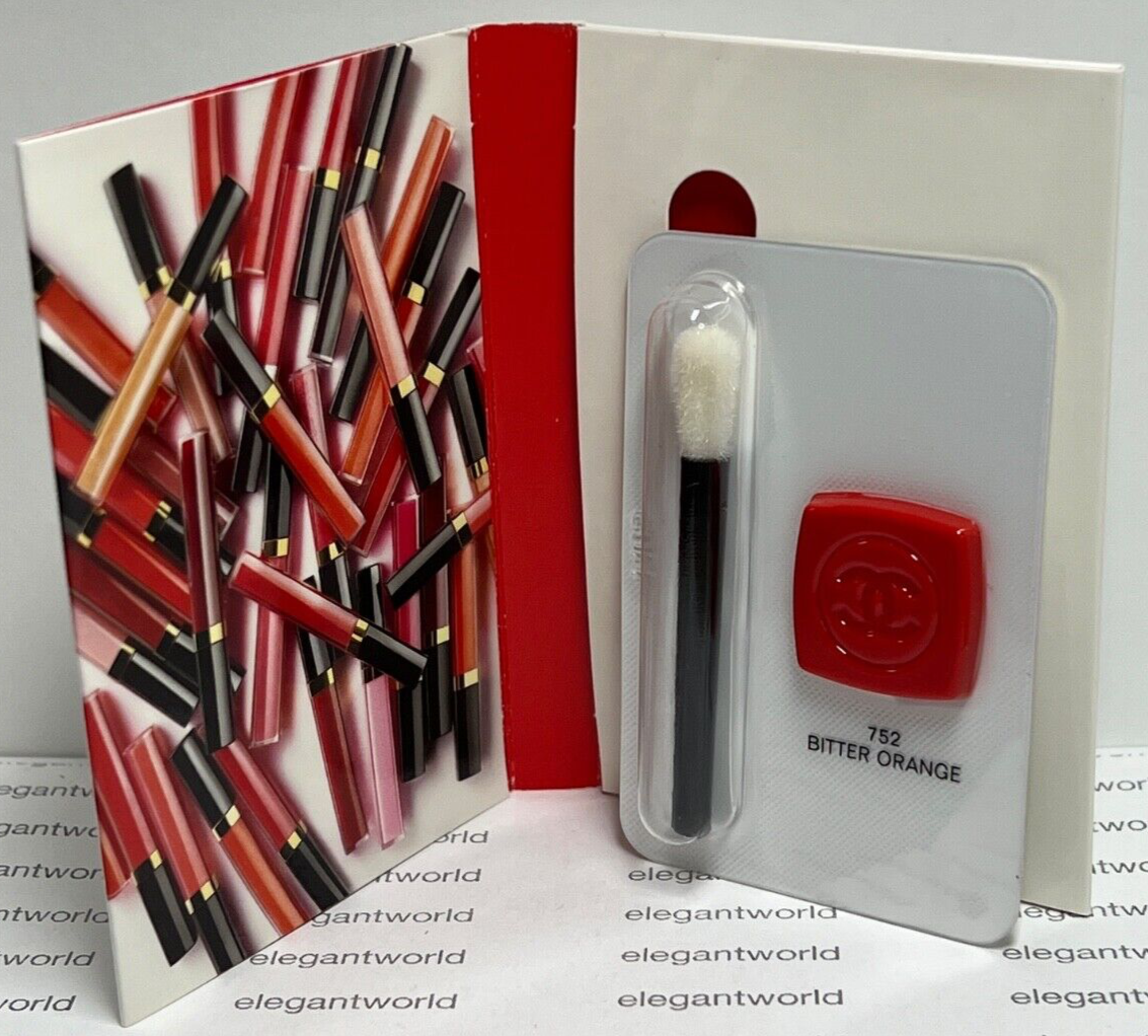 CHANEL Rouge Coco Gloss Moisturizing Glossimer 752 BITTER ORANGE