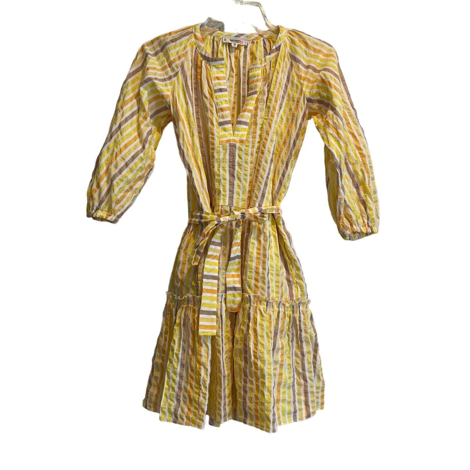 LemLem Bahiri Mini Dress Womens Size Small Stripe… - image 1