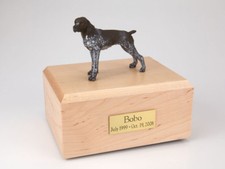 German Shepherd Shorthair Pet Cremation Urn Available in 3 Diff Colors  4 Sizes