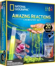 National Geographic Amazing Reactions Chemistry Set