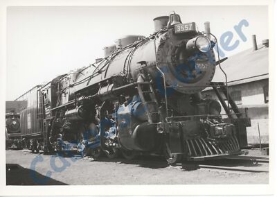 Canadian National CN 3557 2-8-2 Stratford, Ontario 1958 7x5 s/w Foto (0432)