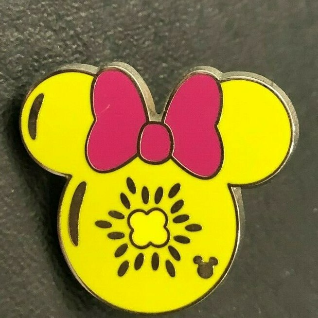 Disney pin 119766 Minnie Mouse hidden mickey fruit kiwi bow pink 2017 Disneyland