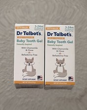 Lot Of 2 Dr. Talbot's Baby Tooth Gel Naturally Inspired Glove Chamomile Exp10/26