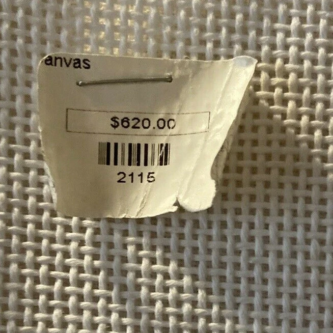 Beautiful JUNIKO Handpainted Needlepoint Canvas 28 1/2” X 41” Fairies bunnies - Image 4 of 4