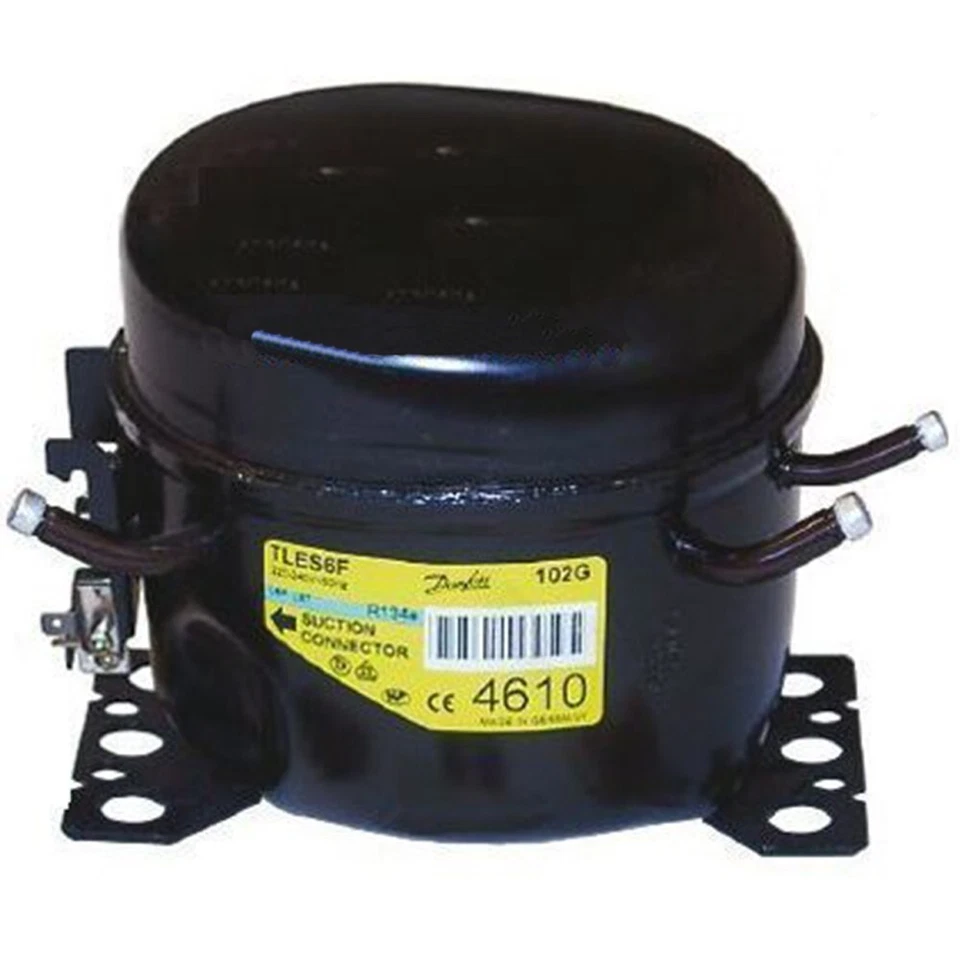 TLES6F COMPRESSORE DANFOSS LBP MOTORE PER REFRIGERAZIONE GAS R134A - Immagine 2 di 2