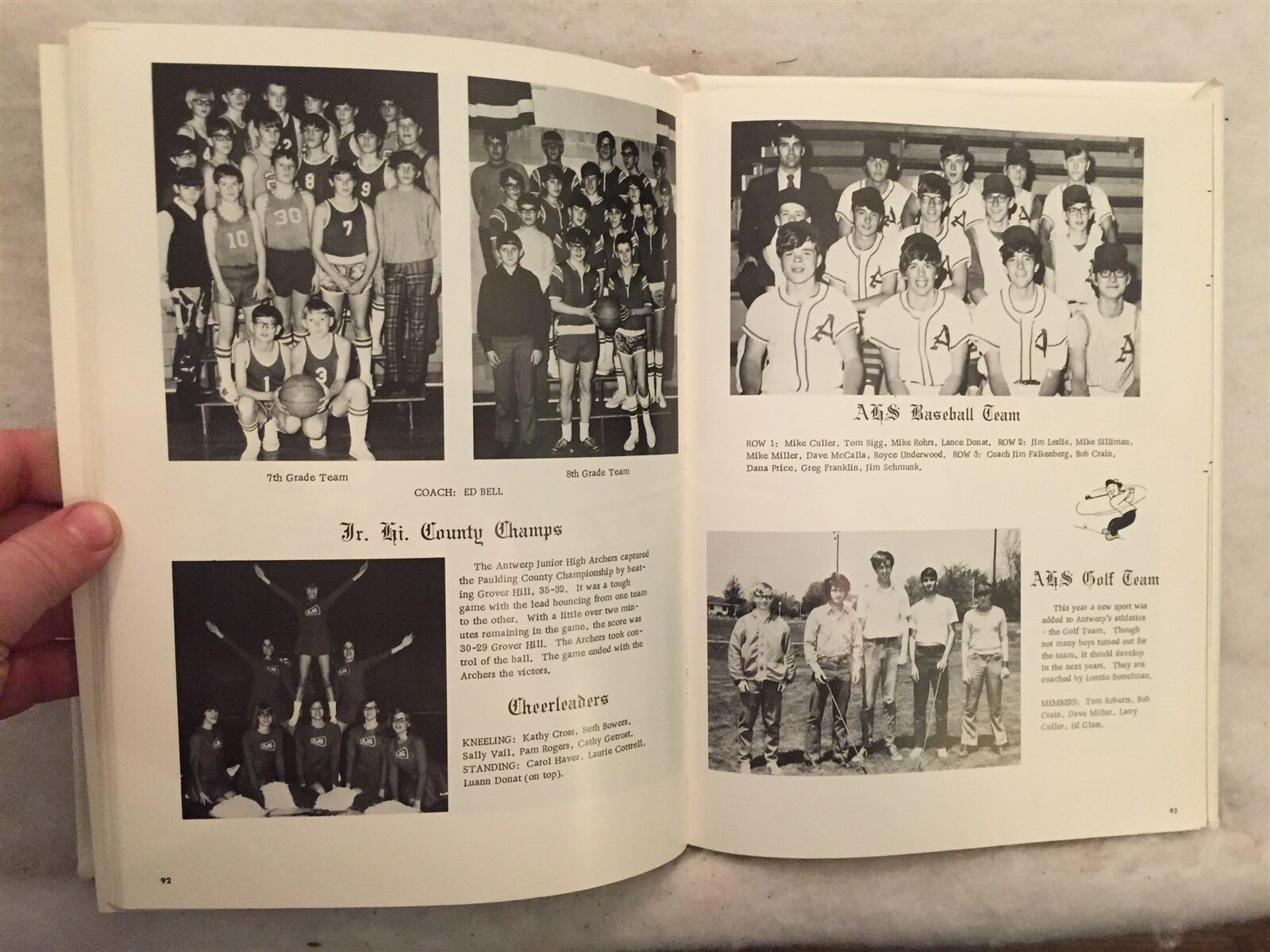 1971 Antwerp High School Yearbook Ohio OH Annual eBay