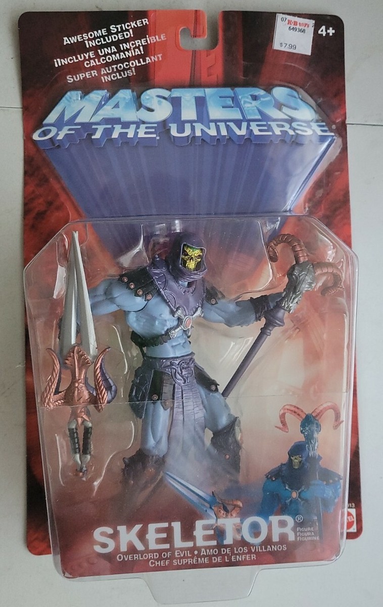 NEW SKELETOR MASTERS OF THE UNIVERSE 2002 ACTION FIGURE MATTEL HE