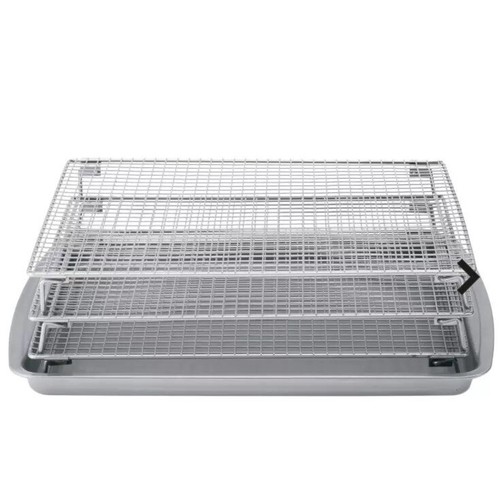 Cabela’s 3 Tier Jerky Tray Folding Racks & Tray Non-Stick Beef Jerky DIY - Picture 2 of 10