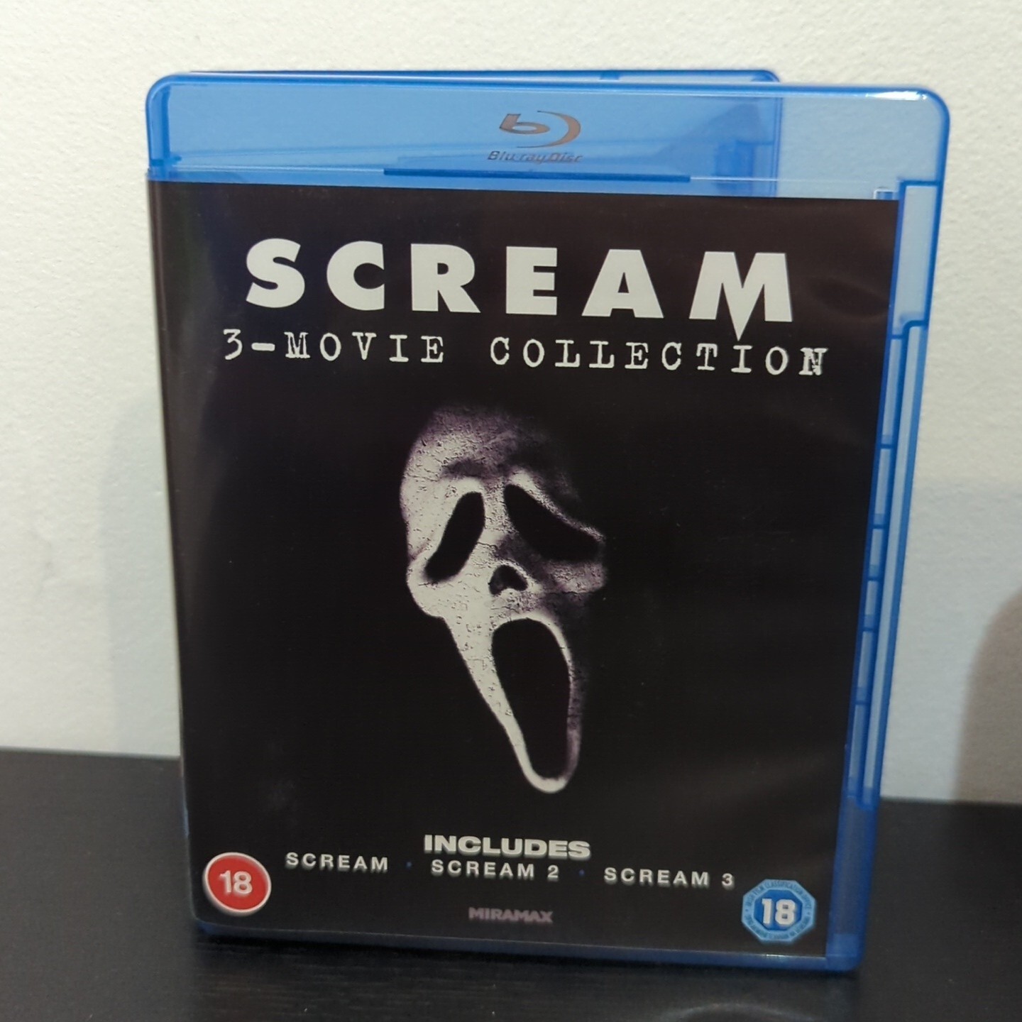 Scream: 3-Movie Collection (Blu-ray, 2020) Movie Film Trilogy 1 2 3