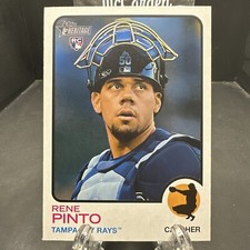 2022 Topps Heritage High Number Rene Pinto #667 Rookie RC Tampa Bay Rays