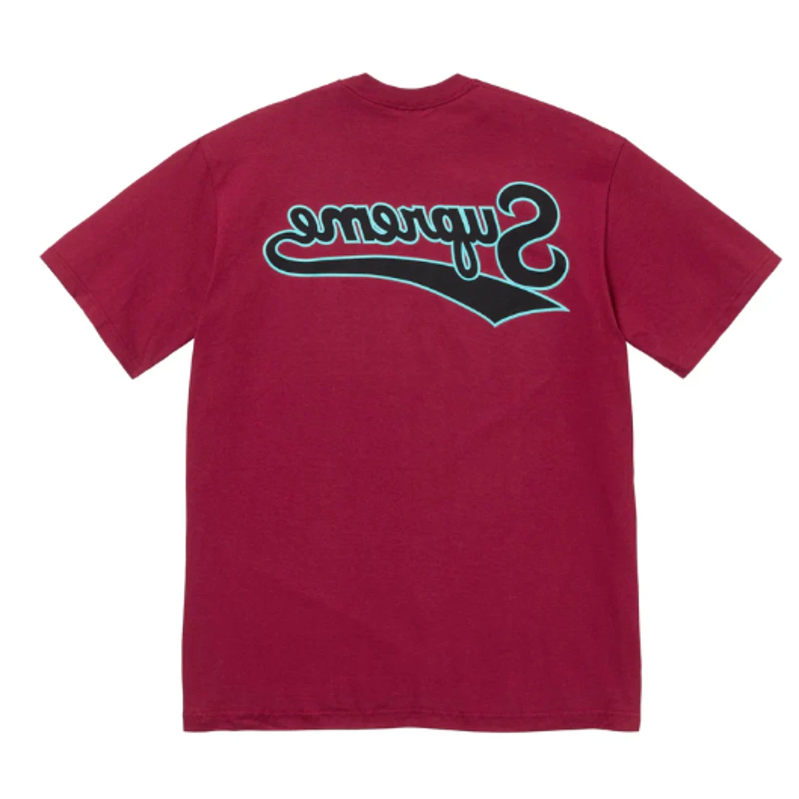 Tee shirt Supreme Backwards Cardinal Rouge Taille XLarge NEUF EXPÉDIÉ MAINTENANT