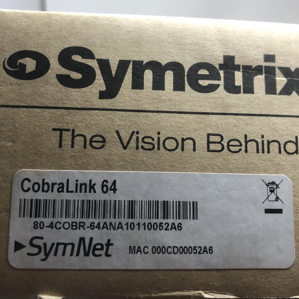 New Symetrix SymNet CobraLink 64 Bridge - Image 2 of 4
