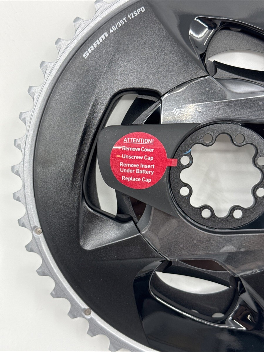 Quarq SRAM Red/Force AXS D1 Power Meter 48/35t Rings 8-Bolt Quarq SRAM Red/Force AXS D1 Power Meter 48/35t Rings 8-Bolt