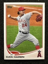 DAN HAREN #24 2013 Topps Series 1 Baseball QTY Los Angeles Angels