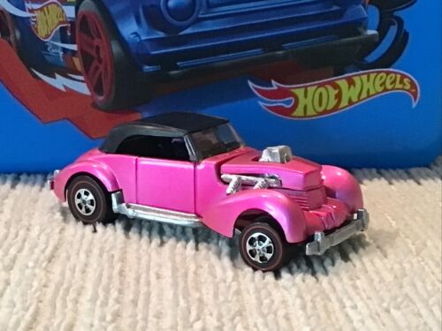 Hot Wheels Redlines 1971 Classic Cord Hot Pink - Picture 2 of 9