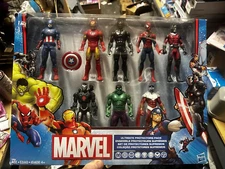 Marvel E4252 Avengers Ultimate Protectors Action Figures 8 Pieces DAMAGED BOX