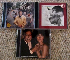 TONY BENNETTl~~LOT OF 3 CDs 1960s 2010s Jazz Pop Rock FREE SHIPPING Lady Gaga