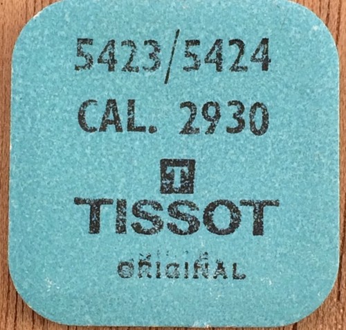 Pièce De Montre Vintage Tissot Calibre 28.1 - NOS (neuve Ancienne), Essieu A5194
