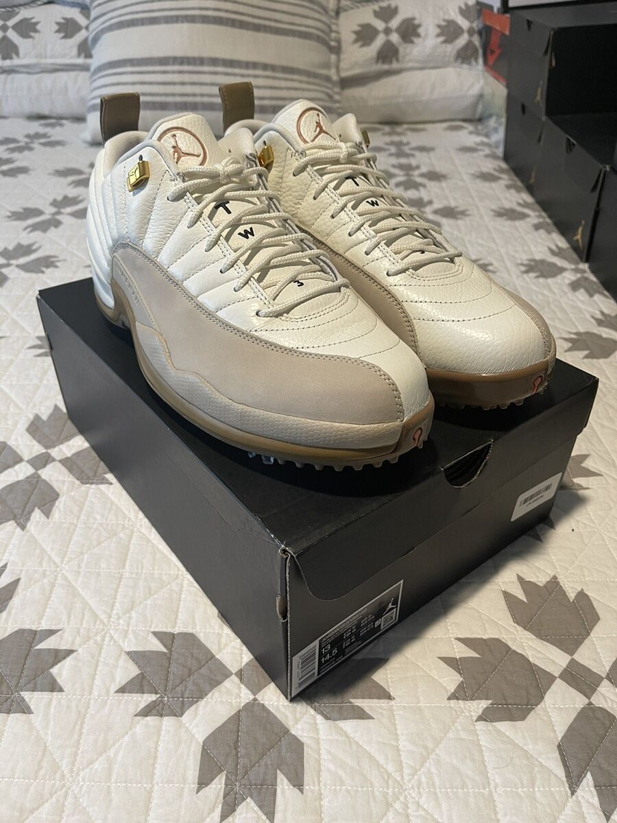Nike Air Jordan Retro XII 12 G NRG U22 Golf Driftwood Men's Nike Air Jordan Retro XII 12 G NRG U22 Golf Driftwood Men's