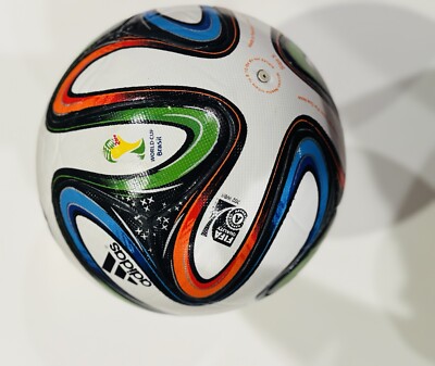ADIDAS BRAZUCA SOCCER BALL FOOTBALL- FIFA WORLD CUP 2014- MATCH