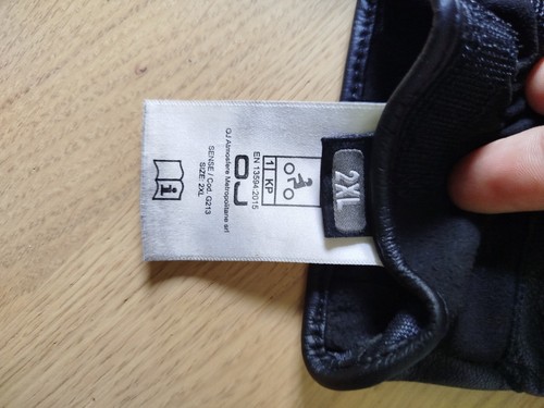GUANTO ESTIVO MOTO OJ G213 SENS XXL PELLE TESSUTO PROTEZIONI RIGIDE CERTIFICATO - Foto 5 di 9