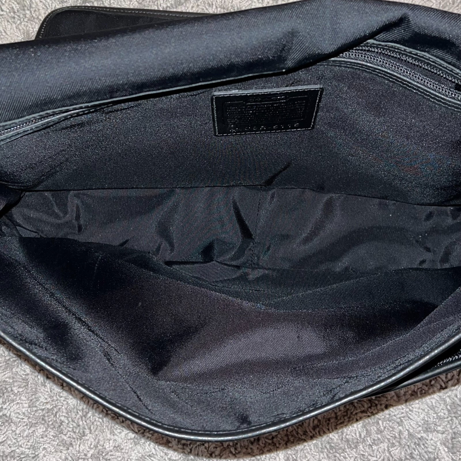 Coach Men’s Black Nylon Computer Laptop Messenger Cro… Gem