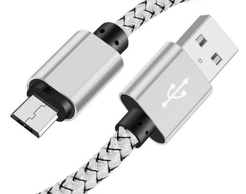 Neuf 3M Luxe Long Nylon Micro USB Rapide Charge Rapide 3.0 2A Câble Fil #901