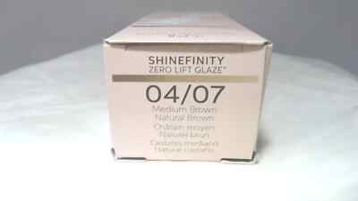 WELLA SHINEFINITY ZERO LIFT GLAZE 2 OZ * 04/07 * MEDIUM BROWN NATURAL BROW * NEW