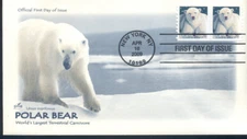 2009 First Day of Issue - Postage Stamp honoring Polar Bears - Art Craft