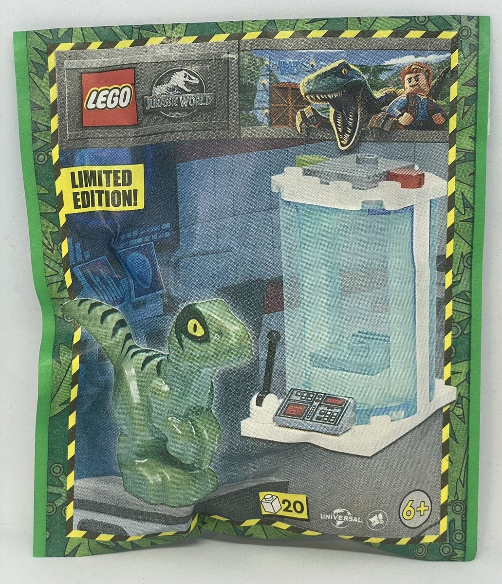 LEGO 122327 Jurassic World Baby Raptor Paper Bag New Unopened - Main Image