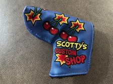 Rare Scotty Cameron Custom Shop Cherry Bomb Putter Headcover (Blue) mid mallet