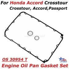 Engine Oil Pan Gasket Set Fits Honda Accord Odyssey Ridgeline Pilot OS30954T US