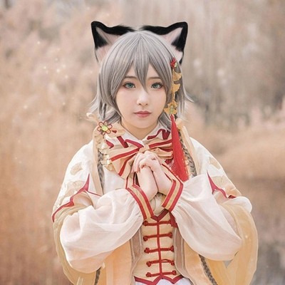Kitten Ear Headband Sweet Girls Halloween Cosplay Props Beast Ears Fursuit