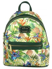 Loungefly Disney Lilo  Stitch Hawaiian Pineapple All Over Print Mini Backpack