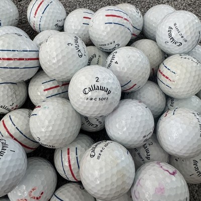 Callaway ERC Soft Triple Track Golfbälle weiß Klasse B x15 KOSTENLOSER VERSAND