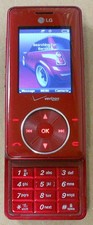 LG Chocolate VX8500R Red Rare Slider for Collectors Tested Working 0330-02M