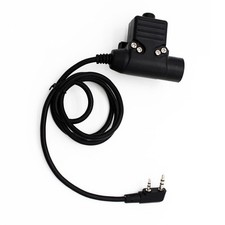 1Pc Replacement U94 PTT Adapter For REAL STEAL RS Headsets For KENWOOD Plug
