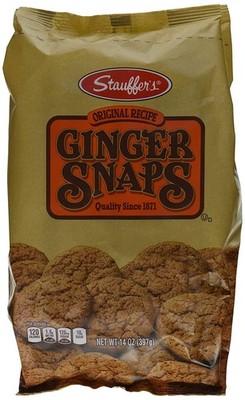 Stauffers Cookie Ginger Snap, Original, 14 Ounce 14 (Pack of 3), brown 