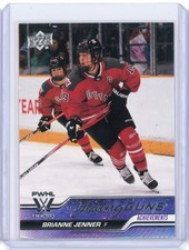 2024 Upper Deck PWHL 1st Edition Young Guns Purple Brianne Jenner Achievements