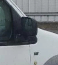 Espejo retrovisor de puerta de pasajero derecho Ford Transit Connect 2011-2013 vista lateral OEM Foto 2 de 4