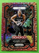 Brionna Jones 2024 Panini Prizm Monopoly WNBA RED MILLIONAIRE SHIMMER #51 /100